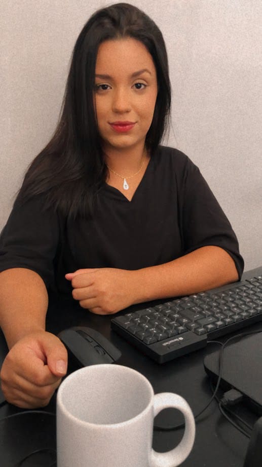 Nutricionista Tatiane Souza, responsável pelo suporte diário do plano natural