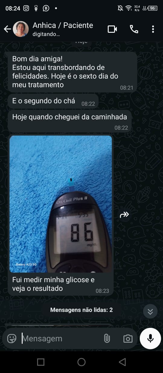 Depoimento real de Anhica via WhatsApp